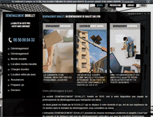 Tablet Screenshot of demenagement-douillet.com